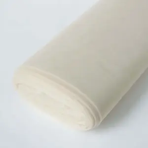 108"x50 Yards Beige Tulle Fabric Bolt, DIY Craft Fabric Roll