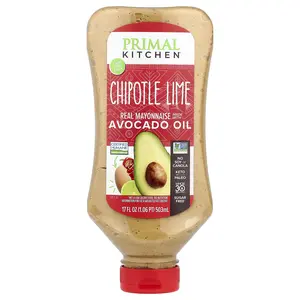 Primal Kitchen Real Mayonnaise Made With Avocado Oil, Chipotle Lime, 17 fl oz (503 ml)