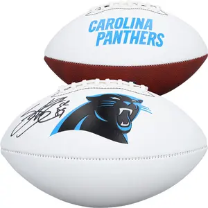 Steve Smith Carolina Panthers Autographed Franklin White Panel Football - Fanatics Authentic Certified
