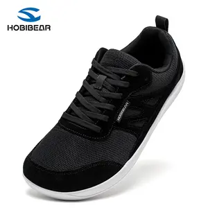 HOBIBEAR Barefoot Shoes for Women Men Zero Drop Sole Wide Toe Box Walking Sneakers