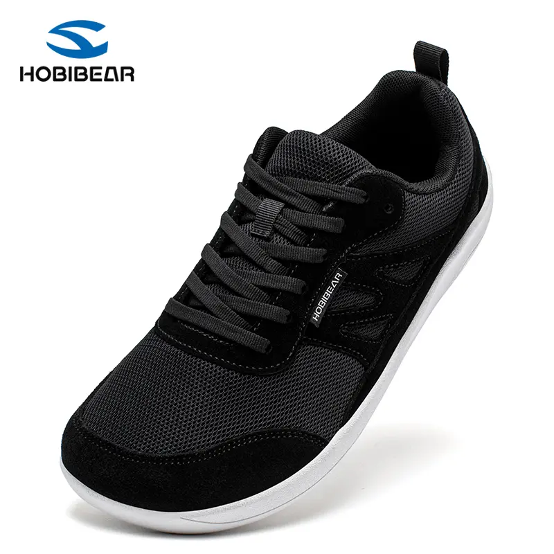 HOBIBEAR Barefoot Shoes for Women Men Zero Drop Sole Wide Toe Box Walking Sneakers
