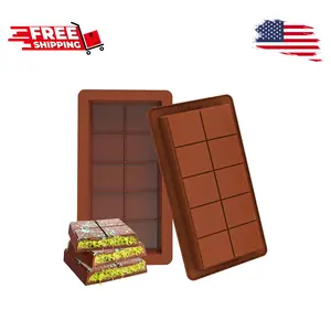 The Original Deep Chocolate Bar Molds 2 Pack, 1 Inch