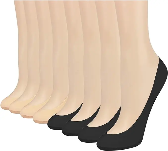 Women's Invisible Liner Socks Low Ankle Socks for Heels Sandals No Show Socks Flat Boat Fit Elastic Seamless  Ballet Lady Womenswear Comfortable