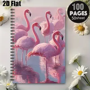 1 Spiral Coil Notebook 5.7x8.26 inch, Durable Binding, Perfect for Daily Journaling, Travel Log, Camping Adventures, Outdoor Activities, Great Gift for Friends on Birthday, Thanksgiving, Christmas and Any Special Occasion [2D] Flat