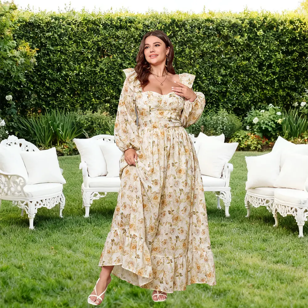 urban outfitters brown floral dress Camel Floral Sleeveless Tiered Maxi Dress  PinkBlush