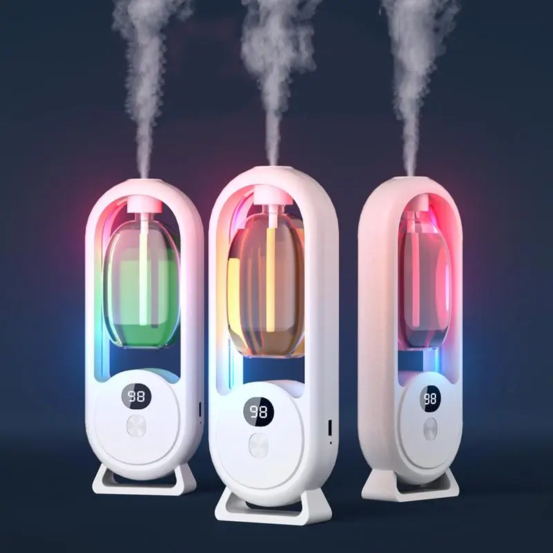 USB-Powered Gardenia Essential Oil Aromatherapy Device - Aroma Diffuser Humidifiers, Herbal Fragrance Tool, Home Decor with Soothing Light for Bedroom, Living Room (Humidifier Diffusers)