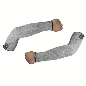 Heavy Duty Cut Resistant Safety Arm Sleeves, High Elastic Breathable Anti Abrasion Forearm Protectors, Durable Skin Shield Gear For Gardening Woodworking And Industrial Work Scenarios