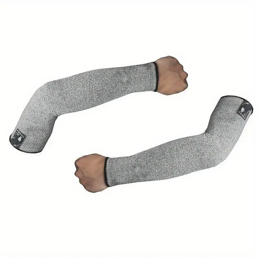 Heavy Duty Cut Resistant Safety Arm Sleeves, High Elastic Breathable Anti Abrasion Forearm Protectors, Durable Skin Shield Gear For Gardening Woodworking And Industrial Work Scenarios
