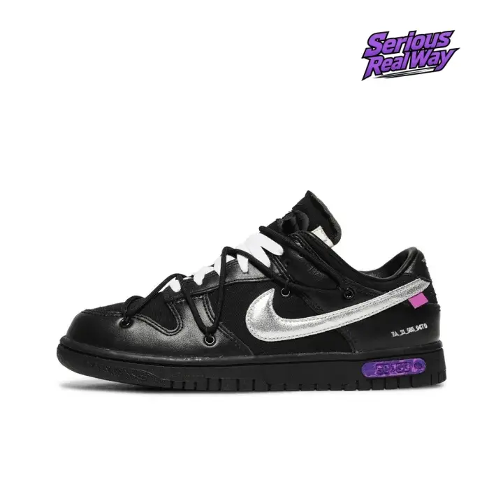 Skate Board Shoes Low Top Black Silver Contrast Double Lace Deconstructed Flat Walking Trainers Purple Accent Streetwear Y2K Campus Daily Dark Tone Fashion Footwear Unisex Edgy Distressed Casual Lifestyle Board Sneakers