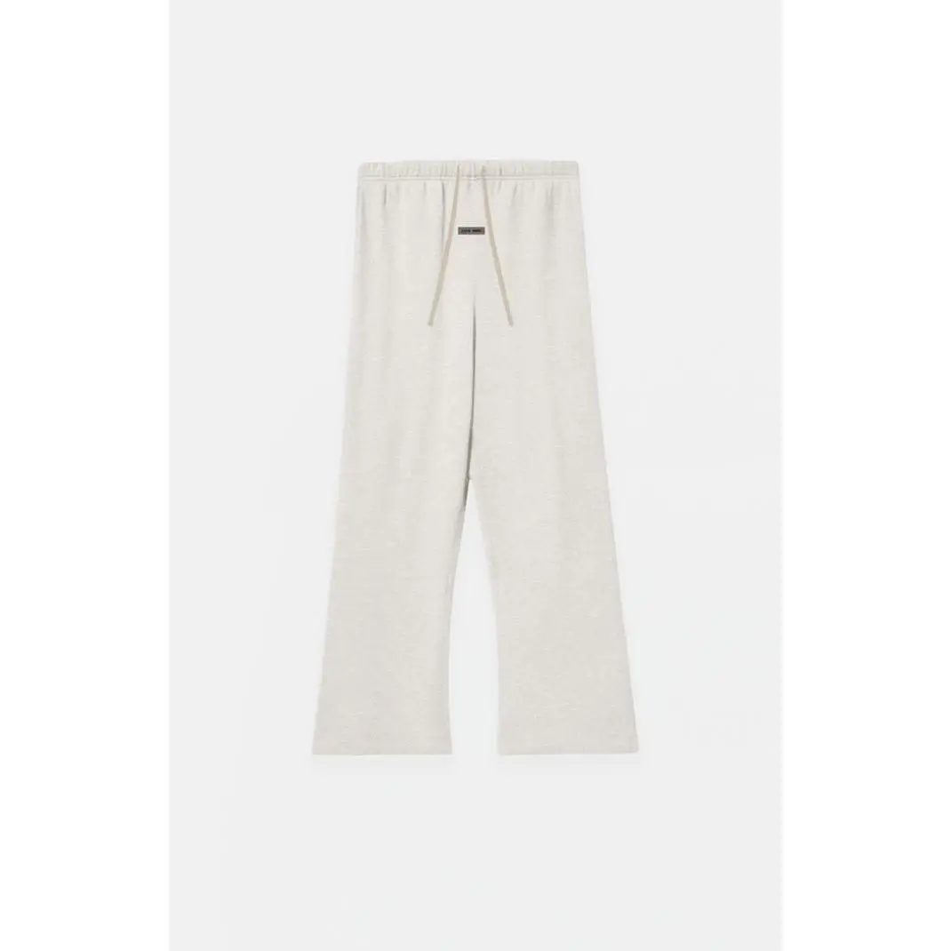 Fear of God ESSENTIALS Men's Kids Heather Oatmeal Flare Sweatpants