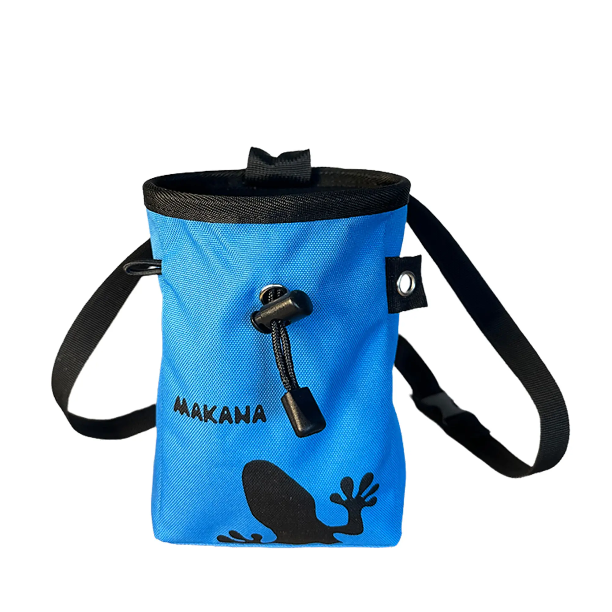 MAKANA Climbing Chalk Bag - Bouldering Chalk Bag Bucket with Quick-Clip Belt, Brush Holder, Rock Climbing Gear Equipment, Durable, Light Weight
