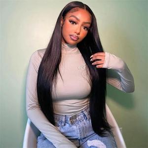 Hot Star Colorful HD Lace Front Human Hair Wigs Ginger Color 99J Burgundy Red Color P4/27 Highlight Color 27# Honey Blonde and Brown Color Straight 13x4 13x6 Transparent Lace Frontal Human Hair Wigs Pre Plucked HD Lace Wigs For Women