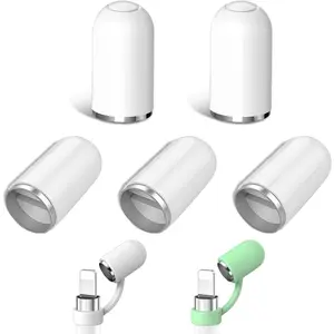 Replacement for  Pencil Cap (5pcs) for  Pencil 1st Generation with  Protective Cap Sleeve,Anti-toss Pen Cap Sleeve