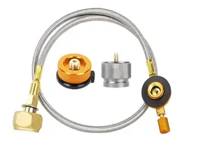 Propane Refill Adapter for 1 lb. Tanks, Propane Adapter 20 lb. to 1 lb., MAPP Converter Included