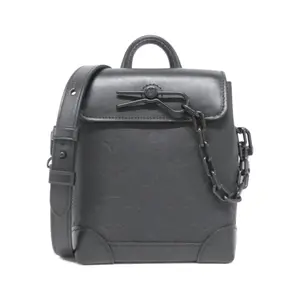Pre-owned Louis Vuitton Calfskin Shoulder Bags Steamer Nano Monogram Shoulder Bag