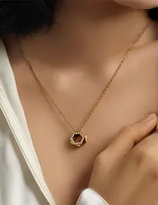 Hexa Spark Pendant Necklace