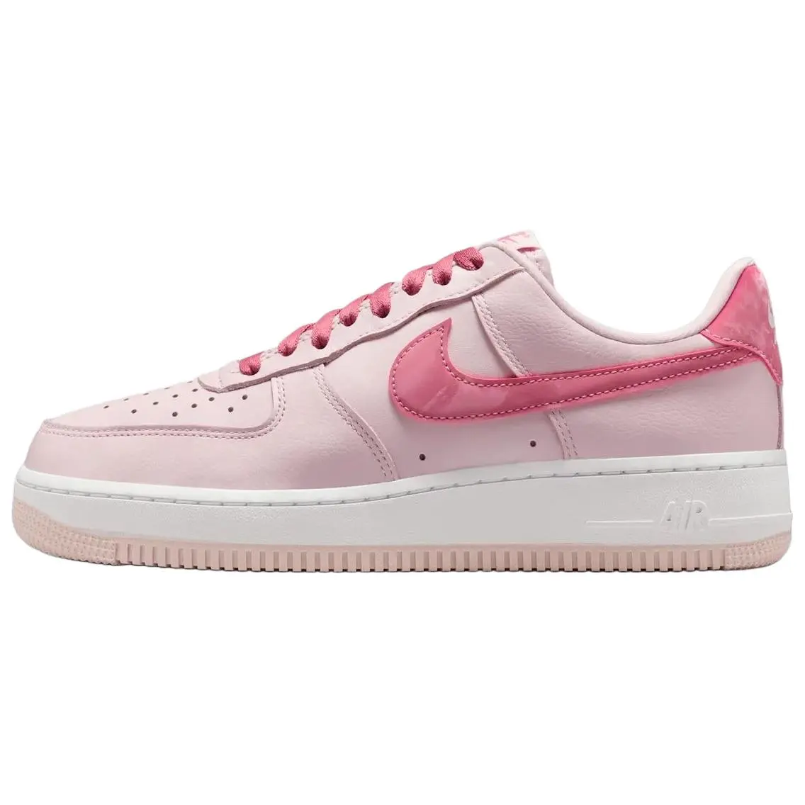 Nike Air Force 1 Low 'Valentine's Day Pearl Pink' Women's Classic Low-Top Sneakers with Round Toe & Lightweight Cushioning, Shoe, Footwear, Casual, Rubber, True To Size, Shoes Sneakers, Low Top Footwear