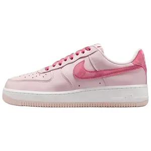 Nike Air Force 1 Low 'Valentine's Day Pearl Pink' Women's Classic Low-Top Sneakers with Round Toe & Lightweight Cushioning