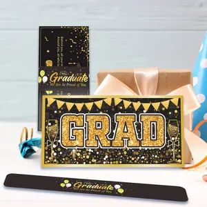 Graduation Folding Envelopes, 8 Positions, Party Decoration Supplies, Gift Box Surprise Gifts, Cross-Border Stereo Pattern, Fun Party Cards