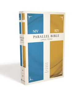 NIV, KJV, Parallel Bible, Large Print, Hardcover: God's Unchanging Word Across the Centuries by Charles F. Stanley and Andy Stanley||Zondervan [Hardback Book]