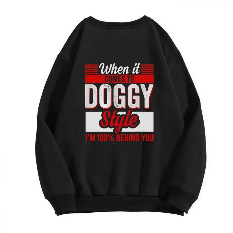 When It Comes To Style T-shirt, Printed Letter Crewneck Back Sided T-shirts, Shirt, Vintage Shirt, Retro Graphic Tees