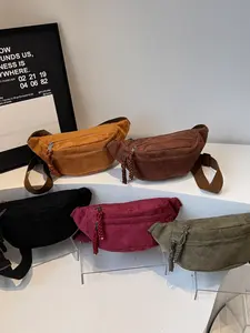 Women's Messenger Bag, Adjustable Strap Design, Solid Color Oxford Fabric, Korean Style Versatile Chest Bag, Ideal for Daily Use & Travel