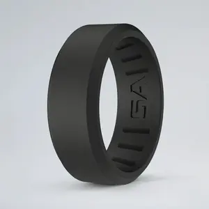Soul of Adventure Black Silicone Ring for Active Lifestyle and Durable Wear