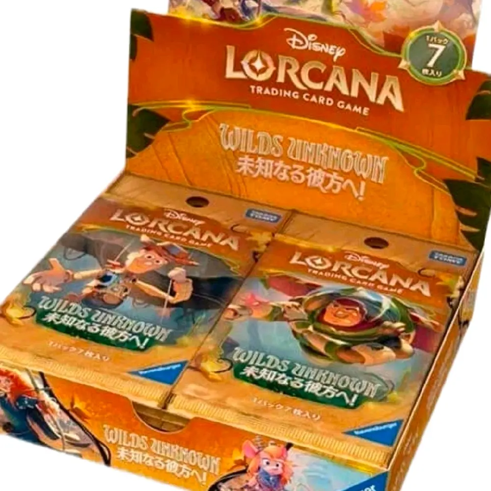 Lorcana: The Wilds Unknown Japanese Trading Card Game Pack Deal