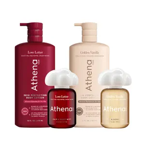 Athena Club Best Sellers Set | Golden Vanilla & Love Letter Lotion & Mist