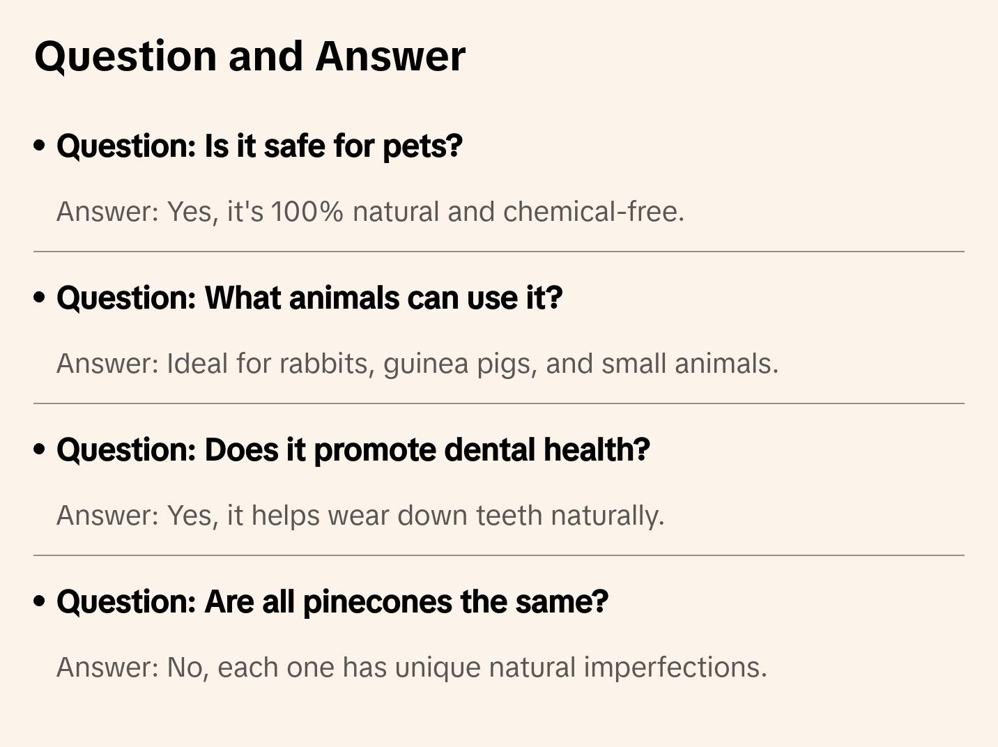 Totally Natural Pinecone