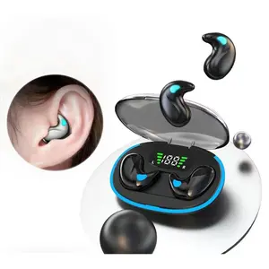 sleep headphones bone conduction bluetooth with noise cancelling digital screen extra long battery macaron design ultra mini in ear free earbuds forsleepworkout travelLongRange HifiWireless Earphones with Charging Case Sweatproof Wireless Earbuds with Mic