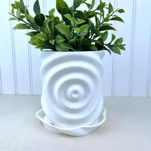 Waterdrop Planter, Indoor Planter, Tabletop Planter, Flower Pot