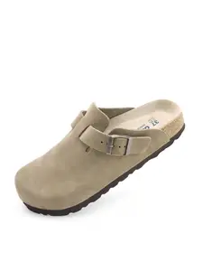 Women's Sandals, Cowhide Leather, Memory Foam Insole, Arch Support, Wide Fit, Non-Slip Sole, Water-Resistant, All Seasons