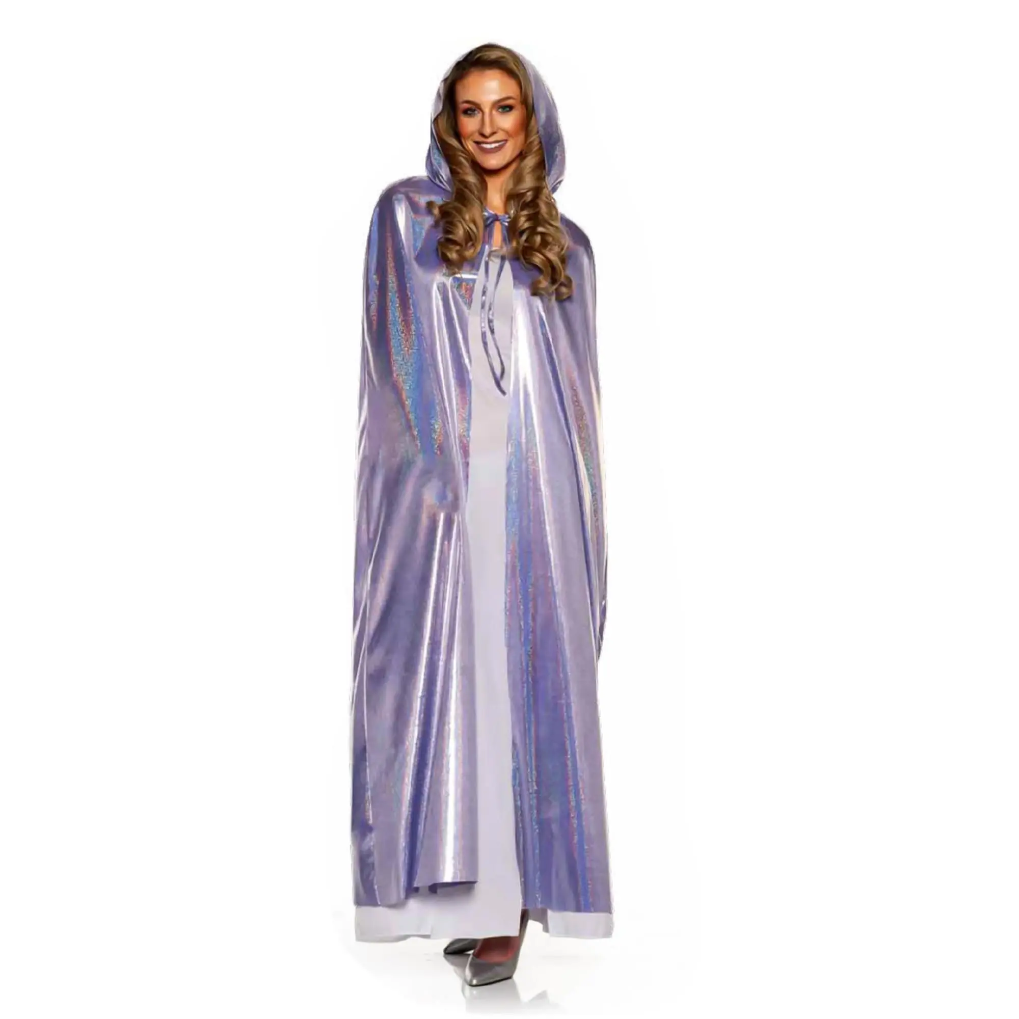 Iridescent Lavender Adult Hooded Costume Cape | Standard