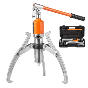 VEVOR Hydraulic Wheel Puller, Maximum Load Capacity 15 Tons, Wheel Hub Bearing Remover, 2 3 Claw Wheel Puller, Vertical and Horizontal Dual Use, 12inch Claw Hydraulic Wheel Puller with Box for Removing Wheel Hubs