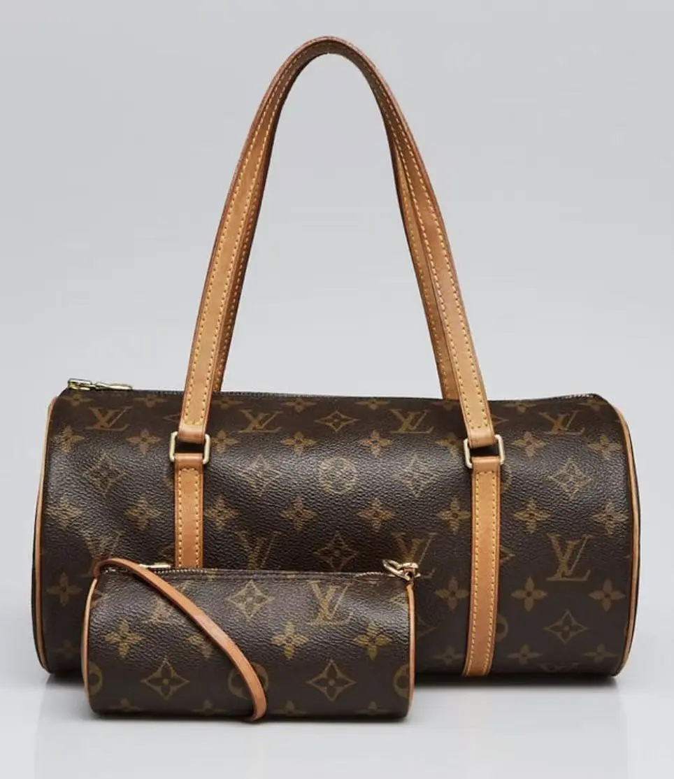 Pre-owned Louis Vuitton leather Shoulder Bags Monogram Papillon 30 4000043326446