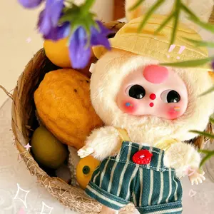 Kawaii Babythree Pastel Bunny Plush Blind Box Keychain
