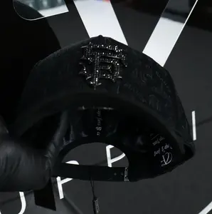 SF Cristales Total BLk Adjustable Snapback Hat with Original Tags High-Quality Materials Exclusive Design Limited Collection