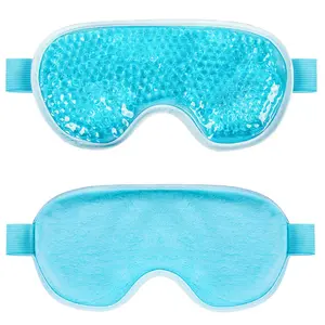 Reusable Gel Eye Mask for Cooling And, Designed for Both Hot And Cold Use, Featuring a Comfortable Fit with an Adjustable Strap, Perfect for Daily Eye Care for All Genders