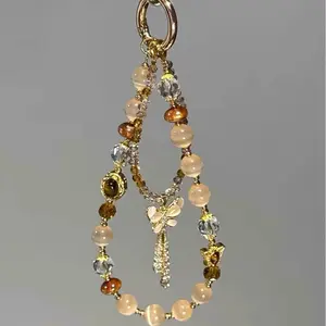 Maillard Cat Eye Butterfly Tassel Phone Chain, Exquisite and Versatile Bag Pendant, CCD Camera Accessory