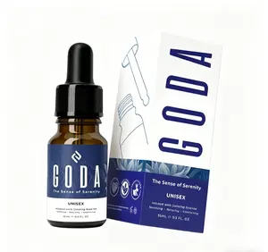 GODA For Her & Him Serenity Mini Perfume 15ml/0.50 Fl.Oz | Unisex Calming Fragrance with Lavender & Chamomile | Relaxing Floral Woody Aroma | Vegan & Cruelty-Free | Portable Travel-Size Scent