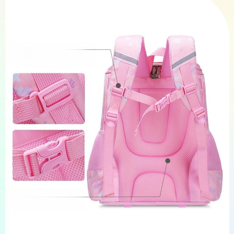 1 Piece Fantasy Princess Dinosaur Cartoon Backpack, Comfortable School Backpack, Casual Outdoor Bag, Anime Style School Bag