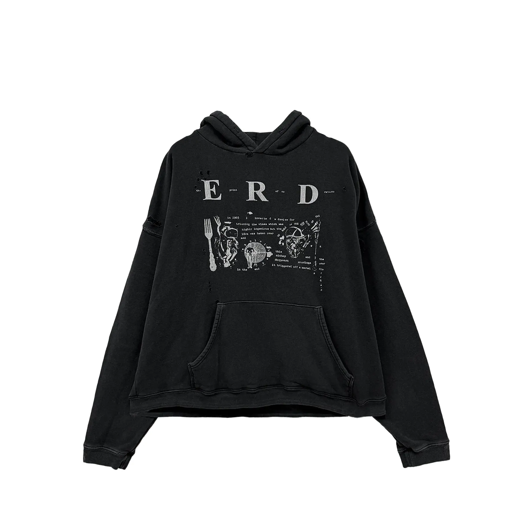 ERD My Role In The War Hoodie Black
