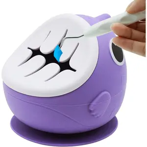 DetachableLargeCapacity Suctioned PurpleVinyl Weeding Collector namely ShreddedVinyl Collection Box and Holderdesigned for Cricut/Silhouette