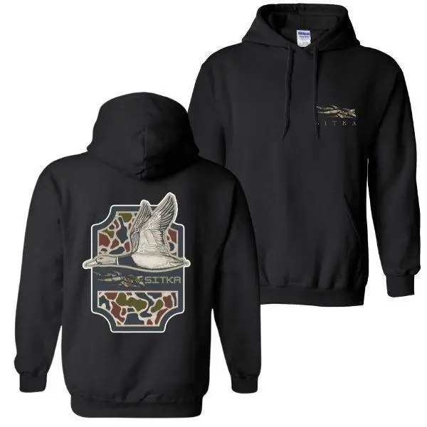 Sitka Camo Hoodies T-shirt and Sweatshirt - Stylish and Comfortable Hunting shirts, 2 Sides Unisex Shirt