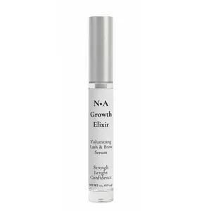 N•A Growth Elixir Volumizing Lash & Brow Serum for Length & Volume Fortified with Biotinoyl Tripeptide-1 & Vitamin E Cruelty-Free & Vegan 4mL Silky Conditioning Treatment