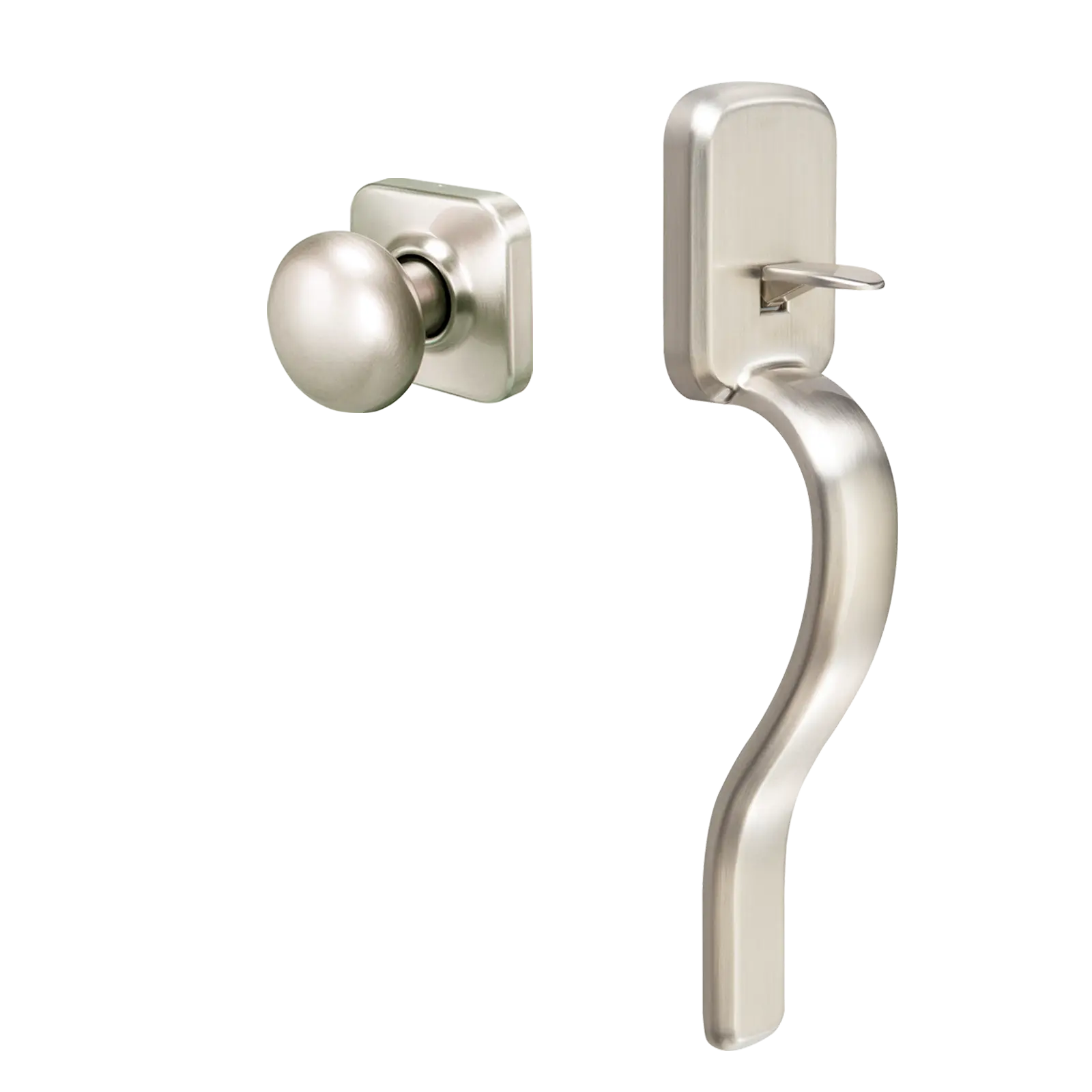 Ridgefield Handleset with Square Round Rosette