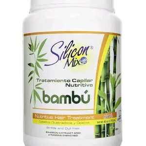 Silicon Mix Bambu Hair Treatment - Nutritious Hair Treatment for Brittle and Dull Hair with Vitamin B3