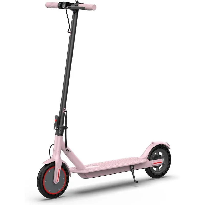 Unisex Adult Size Electric Scooter - 8.5"/10" Solid Tires, 350W Motor, Up to 19-22MPH, Long-Range Folding Escooter, App Controlled High Speed Scooter with Double Braking System for Portable Commuting, App Controlled Scooter, Aluminum Alloy