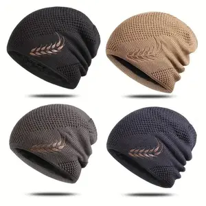Men's Women's Winter Beanie Hat Warm Knit Hat Thick Fleece Lined Winter Cap